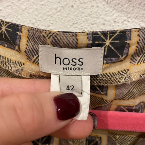 Anthropologie Hoss Intropia Geometric Tunic Dress Size 10 EUC - Picture 3 of 4